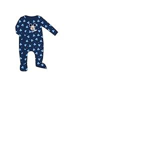 DISNEY Body Bébé (0 à 24Mois) Grenouillère (Bouton Pression) Mickey Doux Mignon Chaud - Combinaison Pyjama Barboteuse Imprimée Mixte Fille Garçon Modèle DIS BMB 5105B626-S2-23M