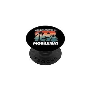 La Paix au Bord de la mer - Mobile Bay PopSockets PopGrip Adhésif