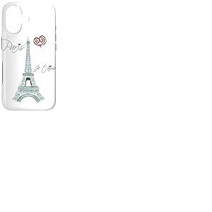 Tour Eiffel I Love Paris Souvenir France Parisien Fran&ccedil;ais Coque pour iPhone 17
