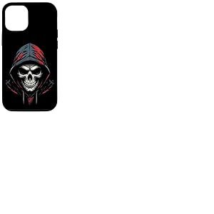 Sweat à Capuche tête de Mort Coque pour iPhone 12/12 Pro