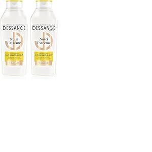 DESSANGE - Shampoing Nutri-Extr&ecirc;me - Formule Enrichie En C&eacute;ramide & Huile De Cam&eacute;lia - Anti-Dess&egrave;chement - Nourrit, Prot&egrave;ge & Adoucit - Cheveux Secs - 280ml (Lot de 2)