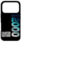F&eacute;vrier 2000 Ann&eacute;e 2000 Retro 2000 Vintage Edition Limit&eacute;e Coque pour iPhone 17 Pro