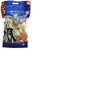 Nobby Os &agrave; M&acirc;cher Nou&eacute; pour Chien Blanc 180 g 7 cm 15 Pi&egrave;ces