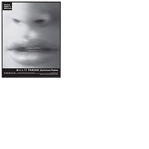 MCS Framatic Fineline Cadre en Aluminium, Noir, 21,6 x 27,9 cm, Simple