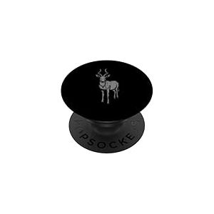 Gazelle Grise PopSockets PopGrip Adhésif