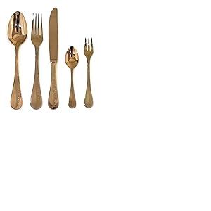 MEPRA Spa 1098CA22030D Ménagère de 30 Dessert Caccia Bronzo