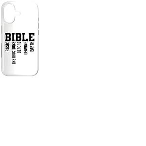 Instructions de Base Avant de Quitter la Terre - B.I.B.L.E Coque pour iPhone 17