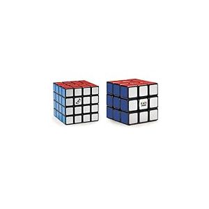 Rubik's Cube 4x4 - Jeu De Casse-Tête Coloré Rubik's 4x4 - Puzzle 4x4 Original Correspondance & Cube de Vitesse magnétique 3 x 3, Plus Rapide Que jamais, 6063164 Noir