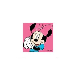 Minnie Mouse (Pink) 40 x 40 cm Toile Imprimée
