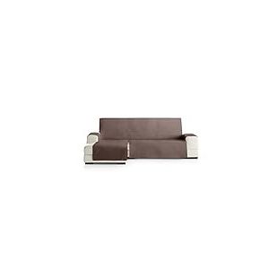 Eysa Oslo Housse, Microfiber, C/7 Marron-Vison, Chaise Longue 290 cm. Adapté aux canapés de 300 à 350 cm