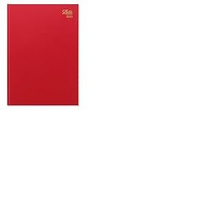 Letts of London Agenda journalier 2025 format A4 - Rouge