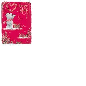 Me To You Tatty Teddy Across The Miles Carte de No&euml;l de luxe avec d&eacute;tails en feuille d'or 12,7 x 17,8 cm &ndash; Collection officielle