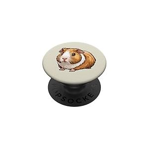 Cochon d'Inde Animaux Mignons Cochon d'Inde Dr&ocirc;le PopSockets PopGrip Adh&eacute;sif