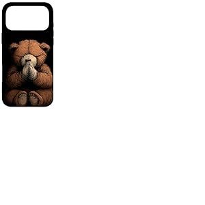 Joli Costume d'ours en Peluche priant Coque pour iPhone 17 Pro Max