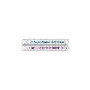 Maped 245601 - Règle résistante aux chocs STUDY FANCY 30 cm