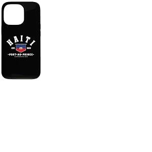 Cadeau ami ha&iuml;ti Drapeau ha&iuml;ti Port-au-Prince ha&iuml;ti Cadeau Coque pour iPhone 13 Pro