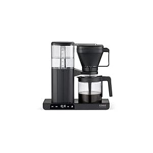 Caso Cafetière goutte à goutte Aroma Sense - Cafetière design, capacité 1,25 l pour 10 tasses, 1550 W de puissance, minuterie, filtre permanent, arrêt automatique, écran tactile, noire