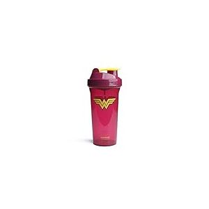 SmartShake Lite Wonder Woman Shake Bottles for Women 600ml/20oz BPA Free Protein Shakes Bottle Leakproof Womens Protein Powder Shaker Cup &ndash; Wonder Woman Gifts Justice League Accessories