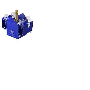 POMMERY Champagne Brut Royal Tasting Box 1 Bouteille + 4 Flutes 0.75 L