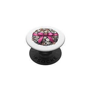 Coquette Bow Coin Collector Coin Collectionner Numismatique Fille PopSockets PopGrip Adhésif
