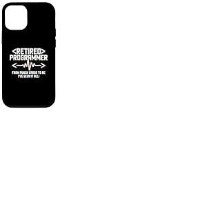 Carte perforée amusante IA avec programmateur retraité Tech Code Life Coque pour iPhone 12/12 Pro