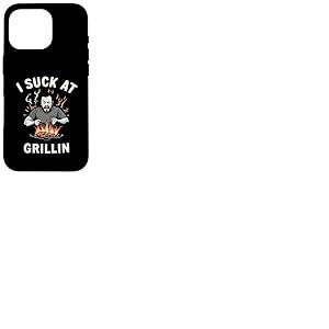 Funny BBQ Fail Burn The Food 4 juillet Grillin Grilling Men Coque pour iPhone 16 Pro