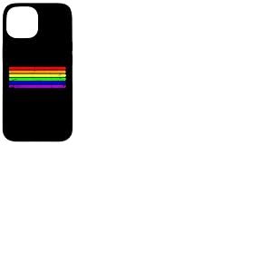 Pride Month Simple LGBT Rainbow Flag Coque pour iPhone 15