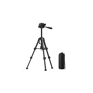 HYCHIKA Trépied pour Niveau Laser, Basculement et Rotation du Niveaux Laser de 90°, 180°et 360°Verticalement ou Horizontalement, avec 1/4" Filetage, Sac en Tissu (Hauteur: 30-65 cm)