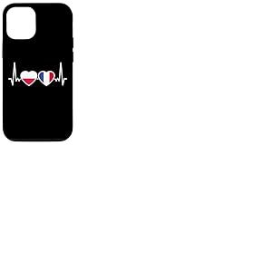 Pologne France Battement De Coeur Drapeau Polonais Coque pour iPhone 12/12 Pro