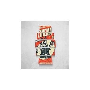 Homemania Tableau Citation - 5 Pi&egrave;ces - Art et Graffiti - pour le Salon, la Chambre -Multicouleur en Polyester, Bois, 100 X 3 X 60cm - HM205PKNV-179