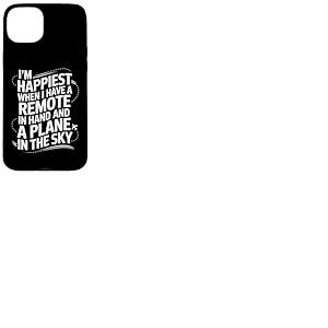 Maquette Planes Saying Happy Flying Rc Plane Coque pour iPhone 15 Plus