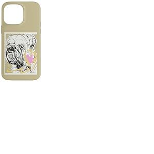 Bouledogue Anglais, Bouledogue, Elke, cœur Coque pour iPhone 14 Pro Max