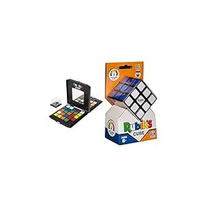 RUBIK'S Race - Jeu de Casse-Tête Coloré Rubik's - Jeu de société Classique 3X3 & Cube 3X3 - Jeu de Casse-Tête Coloré Rubik's 3X3 - Puzzle 3x3 Original Correspondance Couleurs