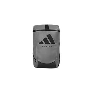 adidas Sac &agrave; dos de sport en PU Boxing, gris/noir, taille S