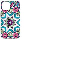 Mandala d&eacute;coratif aux Couleurs Vives Coque pour iPhone 14