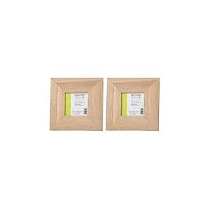 Artemio Cadre, Bois, Beige, 14,5 x 1 x 14,5 cm 14001192 (Lot de 2)