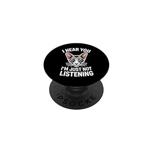 Oriental Shorthair &eacute;coutant Funny Oriental Shorthair PopSockets PopGrip Adh&eacute;sif