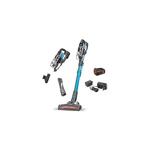 Black+Decker Aspirateur Balai sans Fil Multifonction POWERSERIES Extreme 36 V 1,5 Ah 3 Vitesses Double Filtration et Action Cyclonique Autonomie 66 Min Volume 750 ML BDPSE3615-QW