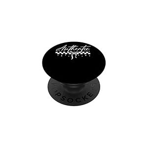 Motif nœud en damier authentique PopSockets PopGrip Adhésif