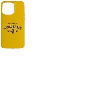 Le Village de Sabal Chase - Style Classique - Motif Palmiers Coque pour iPhone 15 Pro Max