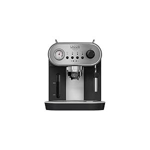 Gaggia Cafetière à main Carezza Deluxe RI8525/01 pour café moulu et dosettes, 230 V, 50 Hz, 1900 W, gris/noir