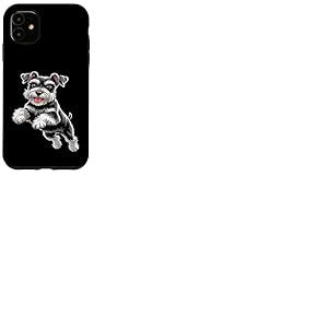 Chien Schnauzer Sauteur Coque pour iPhone 11