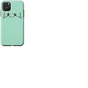 Escrimeur Jeu d'escrime Fencer sportive cardiogram Escrime Coque pour iPhone 11 Pro Max