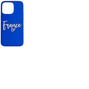 France Heart Femme Love France Coque pour iPhone 15 Pro Max