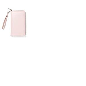 Personal Malden Organiseur compact zippé avec dragonne Rose