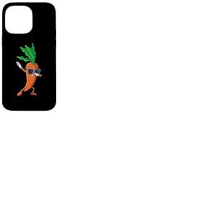Costume d'halloween dr&ocirc;le v&eacute;g&eacute;talien de Carotte dansante derni&egrave;re Minute Coque pour iPhone 14 Pro Max