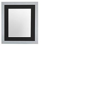 FRAMES BY POST Glitz Cadre Photo Blanc avec Passe-Partout Noir 35,6 x 27,9 cm Taille de l'image 25,4 x 20,3 cm Verre Plastique