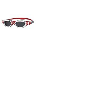 Zoggs Original Predator Flex Polarised Lens Adult Goggles, Verres polarisés/blancs/rouges