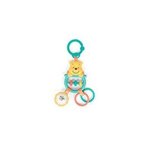 Bright Starts, Jouet d'Éveil Disney Baby Winnie l'Ourson Busy Bear - Jouet pour Poussette, Unisexe, Nouveau-Nés et Plus Grands