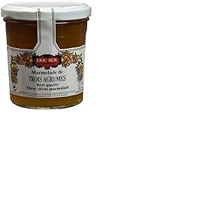 ERIC BUR Marmelade Extra de 3 Agrumes 370 g - Lot de 3